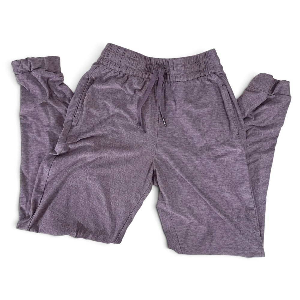 Kyodan Womens Heathered Purple Joggers Super Soft Activewear Pants XS